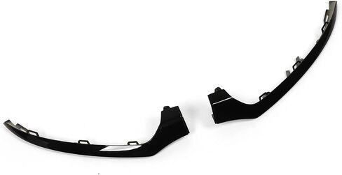 KIMISS Front Lip Protector, 3PCs Gloss Black Front Bumper Lower Trims Replacement for C Class W205 C205 in Saudi Arabia