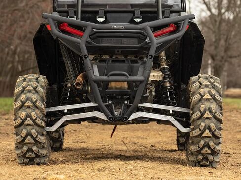 SuperATV Rear Bumper for Polaris RZR XP 1000/XP 4 1000/High Lifter/XP 4 High Lifter/Trails and Rocks, Wrinkle Black, 1.75" Heavy-Duty Steel Tubing, Powder-Coating, See Fitment, USA Made in Saudi Arabia