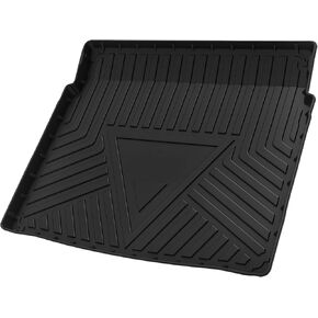 Flat Face Cargo Liner Rear Trunk Mat Trunk Cargo Luggage Boot Tray Mat Stripes and Triangles Pattern for Audi Q3 2019-2024 Anti-Slip in Saudi Arabia