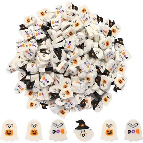200 Pieces Halloween Pumpkin Erasers Mini Pumpkin Erasers Small Pencil Erasers Latex-Free Soft Erasers Pencil Erasers for Classroom Rewards, Halloween Party Favors, Halloween Goody Bag Filler in Kuwait
