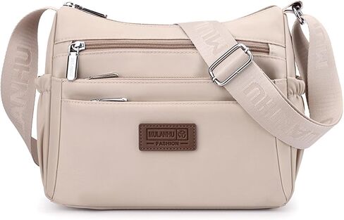 WITERY Crossboby Bags for Women - Waterproof Nylon Multi-Pocket Crossboby Purse for Women, Pocketbooks Medium Travel Purses in Saudi Arabia