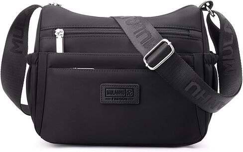 WITERY Crossboby Bags for Women - Waterproof Nylon Multi-Pocket Crossboby Purse for Women, Pocketbooks Medium Travel Purses in Saudi Arabia
