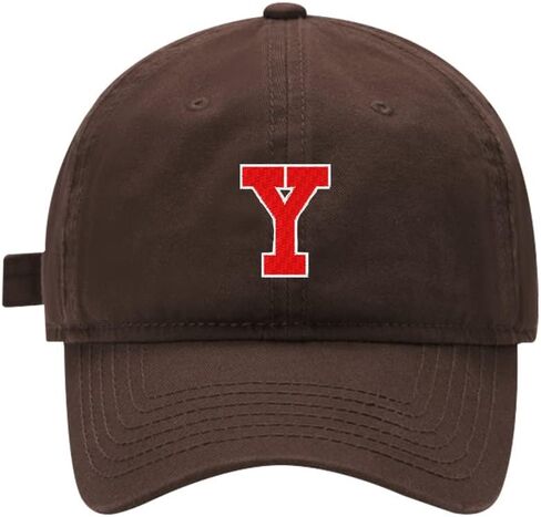 Baseball Cap Athletic Letter Y Embroidered for Men Women Cotton Embroidery Baseball Hat Adjustable in Saudi Arabia
