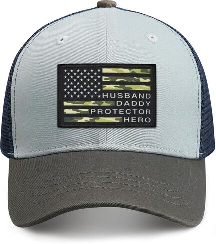 American Flag Hat Best Dad Ever Fathers Day Christmas Birthday Dad Gifts for Dad Hat from Daughter Son Camouflage in Saudi Arabia