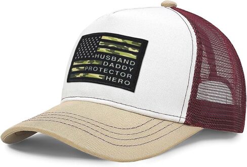 American Flag Hat Best Dad Ever Fathers Day Christmas Birthday Dad Gifts for Dad Hat from Daughter Son Camouflage in Saudi Arabia