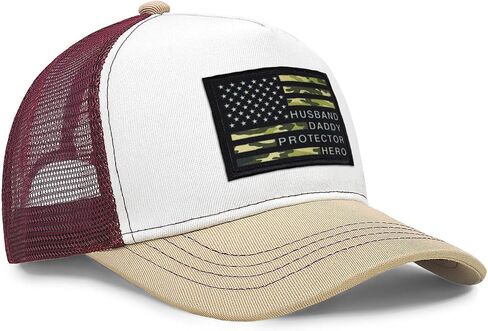 American Flag Hat Best Dad Ever Fathers Day Christmas Birthday Dad Gifts for Dad Hat from Daughter Son Camouflage in Saudi Arabia