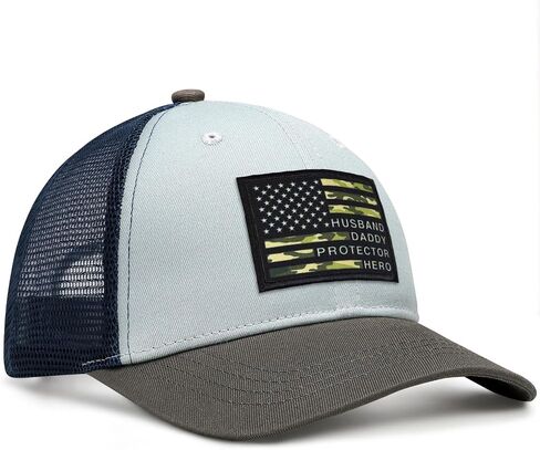 American Flag Hat Best Dad Ever Fathers Day Christmas Birthday Dad Gifts for Dad Hat from Daughter Son Camouflage in Saudi Arabia