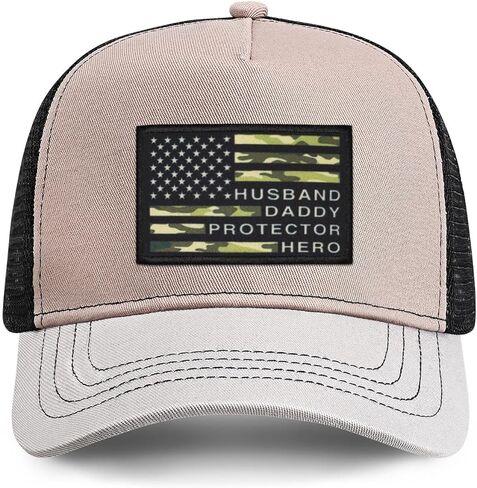 American Flag Hat Best Dad Ever Fathers Day Christmas Birthday Dad Gifts for Dad Hat from Daughter Son Camouflage in Saudi Arabia