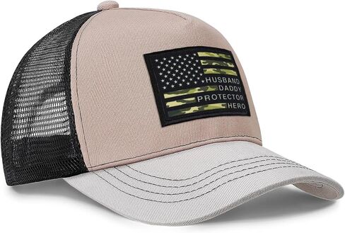 American Flag Hat Best Dad Ever Fathers Day Christmas Birthday Dad Gifts for Dad Hat from Daughter Son Camouflage in Saudi Arabia