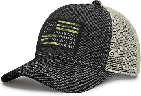 American Flag Hat Best Dad Ever Fathers Day Christmas Birthday Dad Gifts for Dad Hat from Daughter Son Camouflage in Saudi Arabia