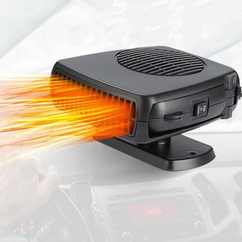 Portable Car Heater 2 in1 Fast Heating or Cooling Fan 12V 150W Car Warmer Defogger Demister Heating Auto Dryer Windshield Defroster in Saudi Arabia