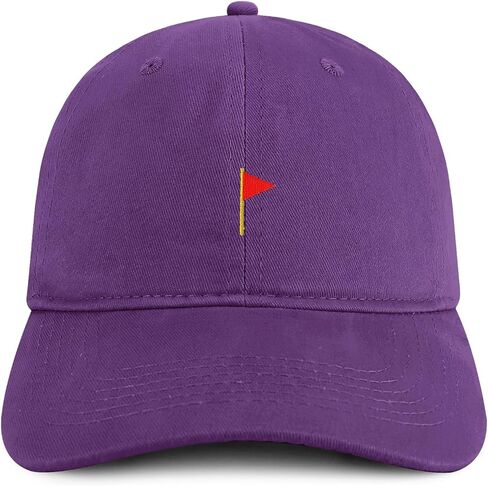 Trendy Apparel Shop Red Flag Emoticon Quality Embroidered Low Profile Brushed Cotton Dad Hat Cap in Saudi Arabia