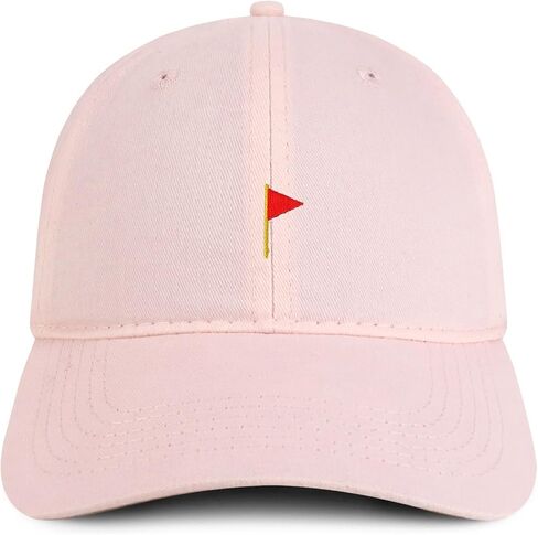 Trendy Apparel Shop Red Flag Emoticon Quality Embroidered Low Profile Brushed Cotton Dad Hat Cap in Saudi Arabia