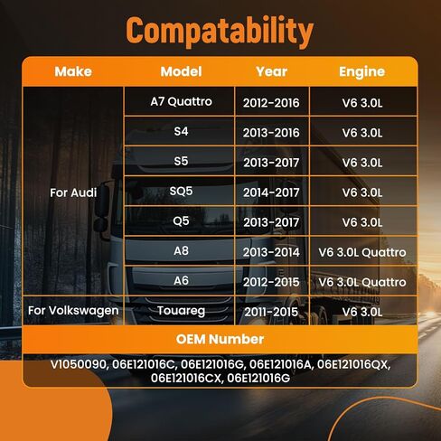 مضخة مياه محرك maXpeedingrods لسيارة أودي A7 كواترو S4 S5 SQ5 Q5 2012-2017 لسيارة فولكس فاجن طوارق 2011-2015 V6 3.0L سوبر تشارج in Saudi Arabia