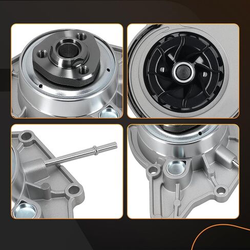 مضخة مياه محرك maXpeedingrods لسيارة أودي A7 كواترو S4 S5 SQ5 Q5 2012-2017 لسيارة فولكس فاجن طوارق 2011-2015 V6 3.0L سوبر تشارج in Saudi Arabia