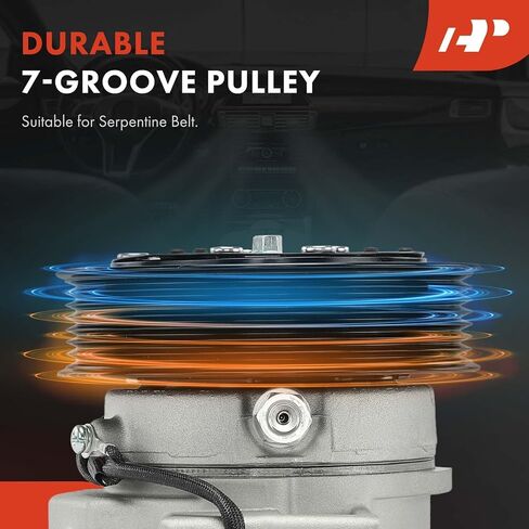 A-Premium Air Conditioner AC Compressor with Clutch Compatible with Toyota Hilux 2001-2006 2.4L in Saudi Arabia