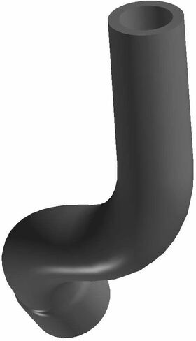 Polaris RZR Engine Inlet Hose, Rear, Genuine OEM Part 5414231, Qty 1 in Saudi Arabia