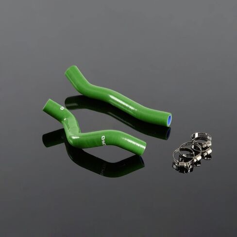 مجموعة خراطيم تبريد المبرد من السيليكون G-PLUS متوافقة مع Kawasaki KFX450R KFX 450 2008 2009 2010 2011 2012 2013 أخضر in Saudi Arabia