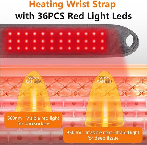 Cordless Wrist Heating Pad, Hand Wrap Brace with 3 Heats and Vibrations, Versatile Heating Pad for Knee, Elbow, Wrist, Ankle in Kuwait