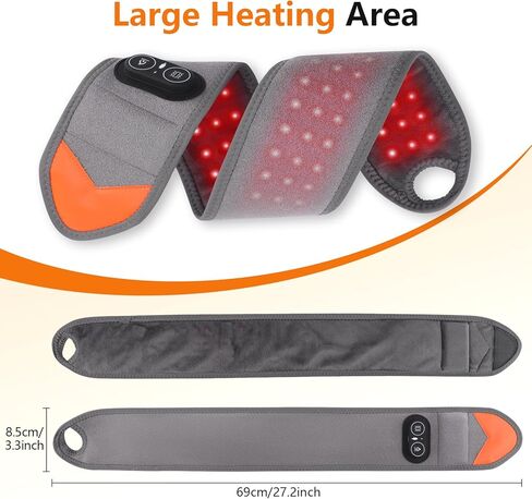 Cordless Wrist Heating Pad, Hand Wrap Brace with 3 Heats and Vibrations, Versatile Heating Pad for Knee, Elbow, Wrist, Ankle in Kuwait