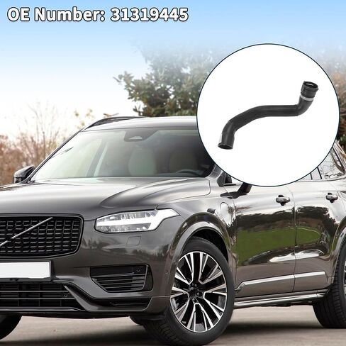خرطوم المبرد خرطوم السخان رقم 31319445 لفولفو XC90 2006-2014 المطاط الأسود 1 قطعة انبوب ماء سفلي ختم جيد in Saudi Arabia