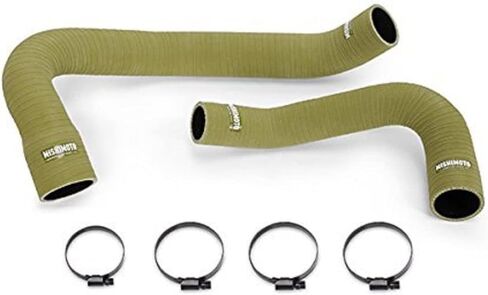 Mishimoto MMHOSE-WR6-07OD Silicone Water Hose Kit Compatible With Jeep Wrangler 6Cyl 2007-2011 Olive Drab in Saudi Arabia