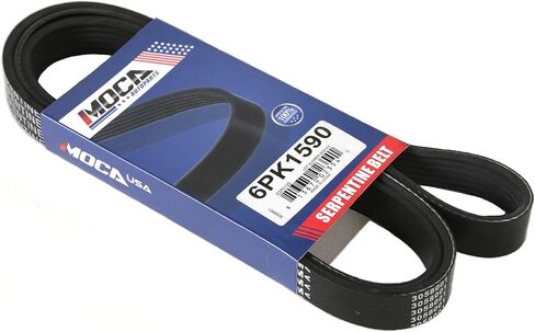 MOCA 6PK1590 EPDM حزام سير السربنتين يناسب 09-12 لأودي A4 و03-06 لتويوتا ماتريكس 1.8L و05-09 لسوبارو أوتباك 3.0L و13-15 لدودج دارت 2.0L in Kuwait