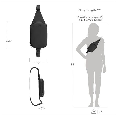 Travelon Tarvelon anti-antift roam sling compact sling in Kuwait