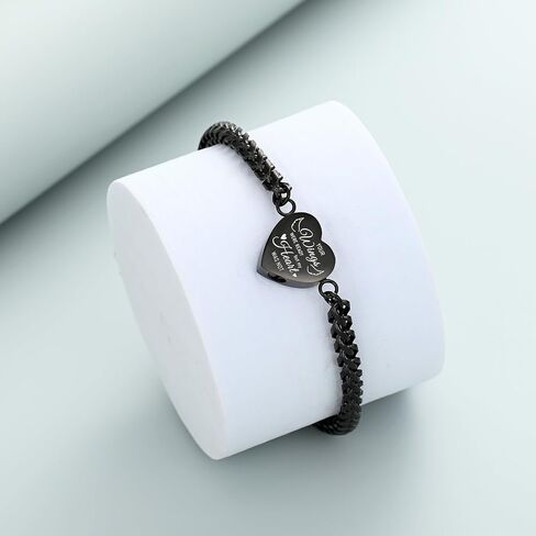 Imrsanl Heart Urn Bracelet for Women Cremation Jewelry for Ashes Bracelet Keepsake Memorial Lockets for Human Ashes in Saudi Arabia