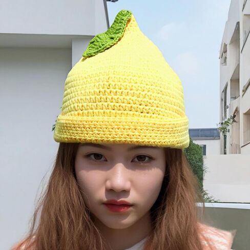 Y2K Beanie for Women Handmade Trendy Casual Headwear Crochet Hat in Saudi Arabia