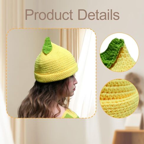 Y2K Beanie for Women Handmade Trendy Casual Headwear Crochet Hat in Saudi Arabia