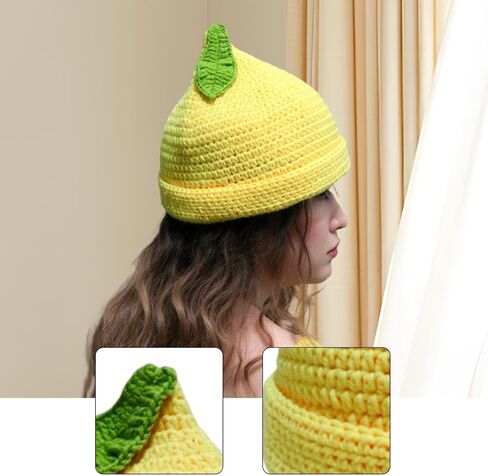 Y2K Beanie for Women Handmade Trendy Casual Headwear Crochet Hat in Saudi Arabia