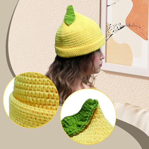 Y2K Beanie for Women Handmade Trendy Casual Headwear Crochet Hat in Saudi Arabia