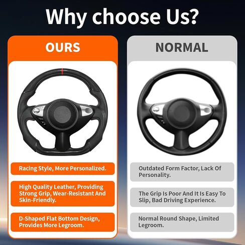 Hydro-Dip Carbon Fiber Car Steering Wheel Fit For Nissan 370z 2008-2020-JIANGGAI Sport Steering Wheel in Saudi Arabia