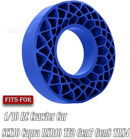 إطارات عجلة سيليكون مقاومة للماء مقاس 1.9 بوصة لسيارة 1/10 RC الزاحفة، محورية SCX10 TRX4 Capra RXB10 TF2 Redcat Gen7 Gen8، إطارات BRCatWPark RC 1.9 بوصة حشو داخلي مقاوم للماء، بني in Saudi Arabia