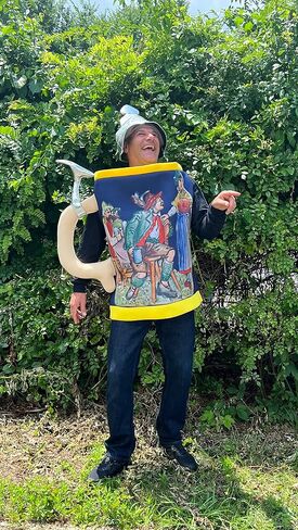 Rasta Imposta Beer Stein Costume Ale Oktoberfest Womens Mens Dress Up Cosplay Party Costumes, Adult One Size in Saudi Arabia