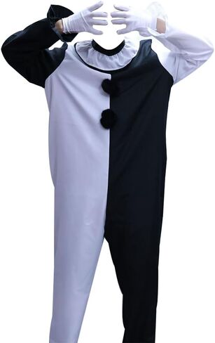 Anime Cosplay Costume Outfits Anime Black White Bodysuit Halloween Suit in Saudi Arabia