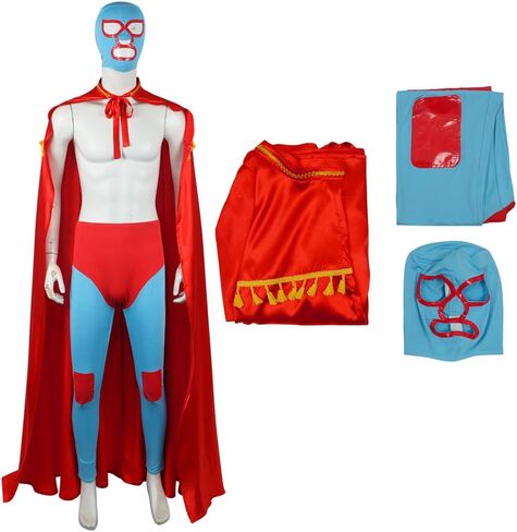 Men Costume Outfit Red Long Cloak Pants Costume in Saudi Arabia