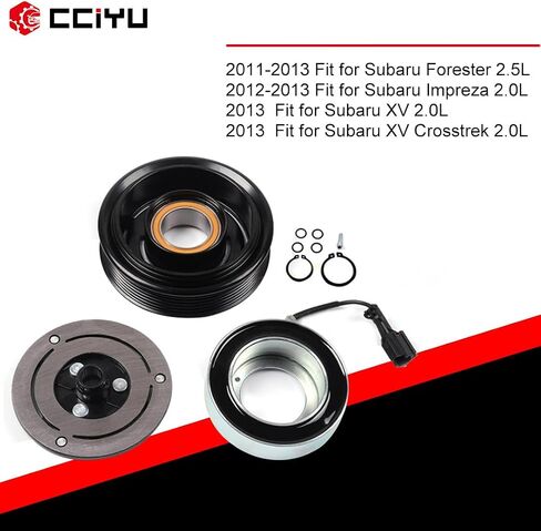 cciyu AC Clutch Compatible with for S-ubaru Impreza 2012-2013 for S-ubaru XV Crosstrek 2013 Auto Repair Compressors Assembly A/C Compressor Clutch Kit 2022263 in Saudi Arabia