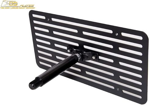 Extreme Online Store Replacement for 2019-2024 BMW X5 Models | EOS Plate Version 2 Front Bumper Tow Hook License Relocator Mount with Lowering Bracket Tow-512-V2 (Full Size) in Saudi Arabia