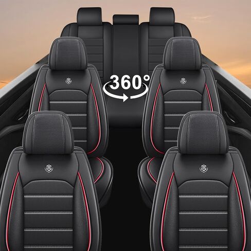 Seat Covers Fit for Chevrolet Suburban 2000-2025, 7 Seat, Compatible Airbag Non-Slip Waterproof Leather Seat Cover, Luxury Interior Full Set with Pillow Steering Wheel Covers, Black Coffee in Saudi Arabia