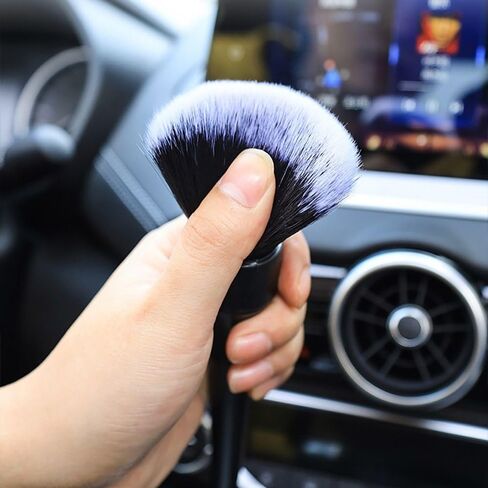 Durable Soft Bristle Car Interior Detailing Brush for Dash and Vents(Short) in Saudi Arabia