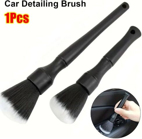 Durable Soft Bristle Car Interior Detailing Brush for Dash and Vents(Short) in Saudi Arabia