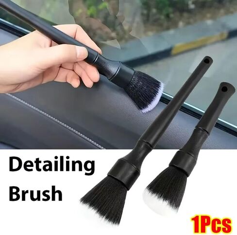 Durable Soft Bristle Car Interior Detailing Brush for Dash and Vents(Short) in Saudi Arabia