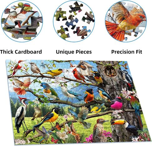 Puzzles for Adults 500 Pieces, Pet School Bus 500 Piece Puzzle Family Game Funny Dog Jigsaw Puzzles in Kuwait