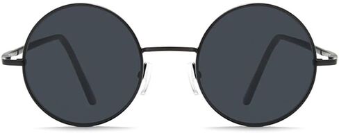 Fashion Retro Mini Small Round Black Sunglasses Suit for Mens Womens Circle Lens UV400 Protection Glasses in Kuwait