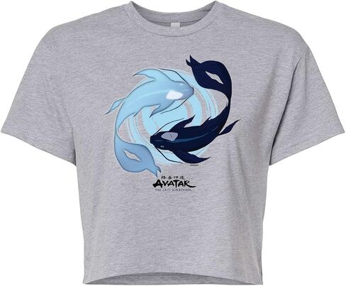 HYBRID APPAREL - Avatar: The Last Airbender - Moon and Ocean Spirit Koi - تي شيرت قصير من مزيج القطن للصغار in Saudi Arabia