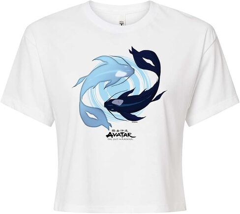 HYBRID APPAREL - Avatar: The Last Airbender - Moon and Ocean Spirit Koi - تي شيرت قصير من مزيج القطن للصغار in Kuwait