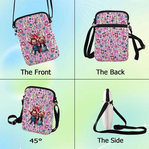 G2TUP Killer Doll Crossbody Bag Evil Doll Fans Gift Horror Shoulder Bag Murderous Toy Merchandise in Saudi Arabia