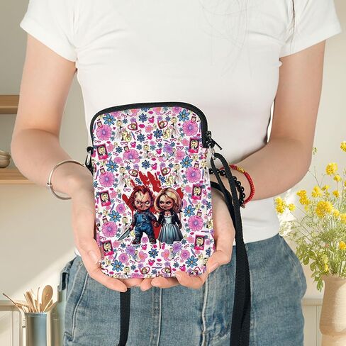 G2TUP Killer Doll Crossbody Bag Evil Doll Fans Gift Horror Shoulder Bag Murderous Toy Merchandise in Saudi Arabia